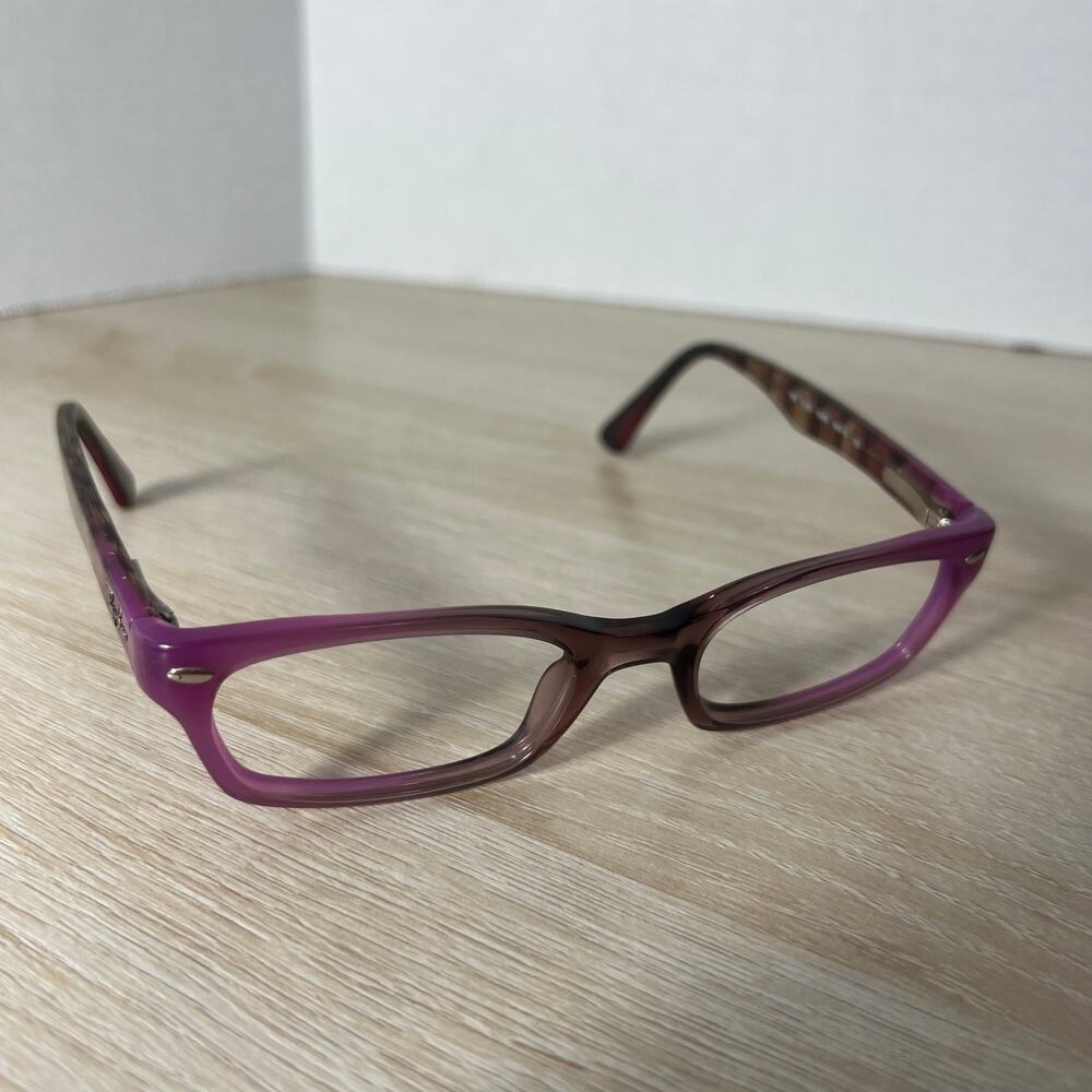 Ray-Ban RB5150 5489 Eyeglasses Frames ONLY Striped Brown Purple Clear 48-19-135